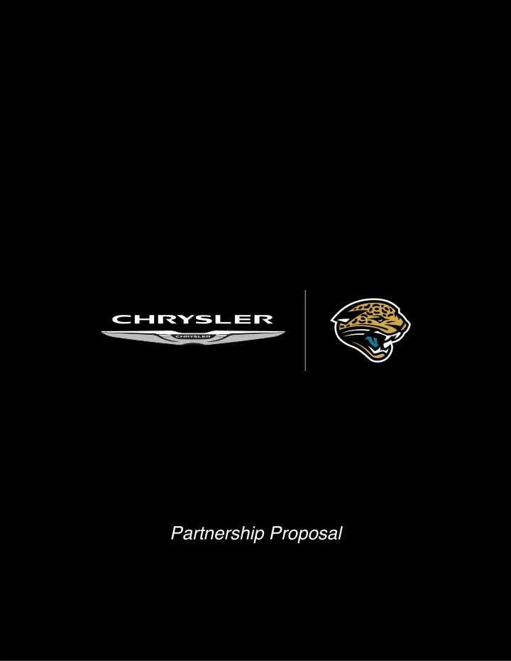partnership proposal
