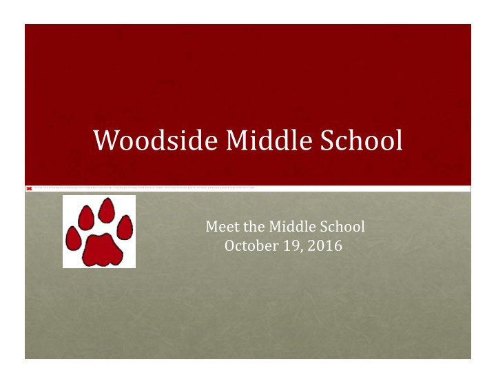 woodside middle school