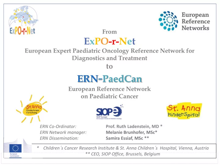 need for the ern paedcan
