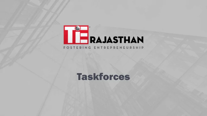 taskforces tie raj ti e rajasth asthan an mis missi sion