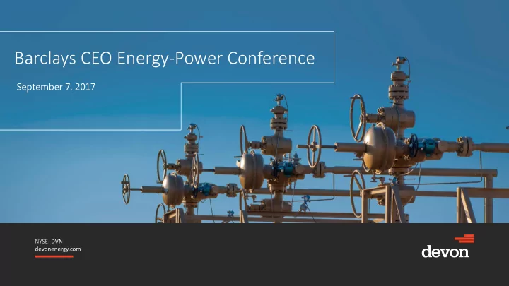 barclays ceo energy power conference