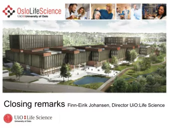 2  The planned life science building  3  strengthen quality and interaction in research