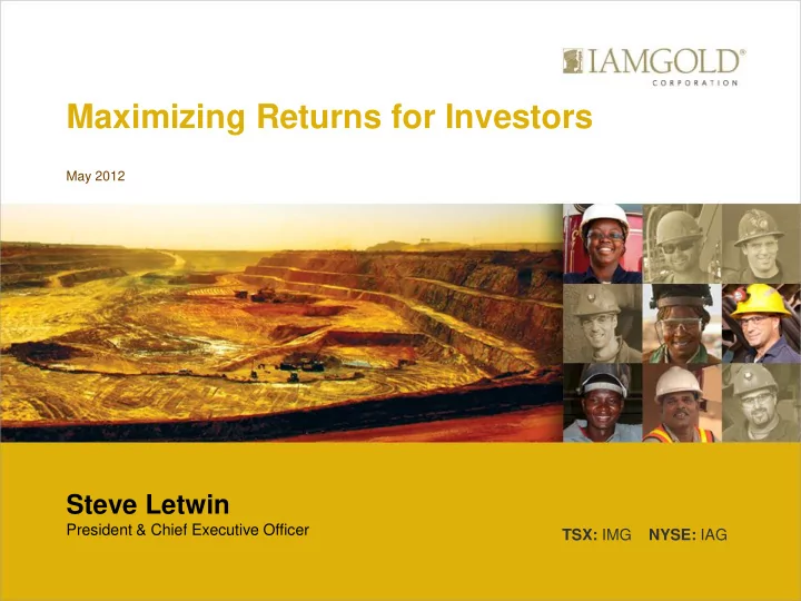 maximizing returns for investors