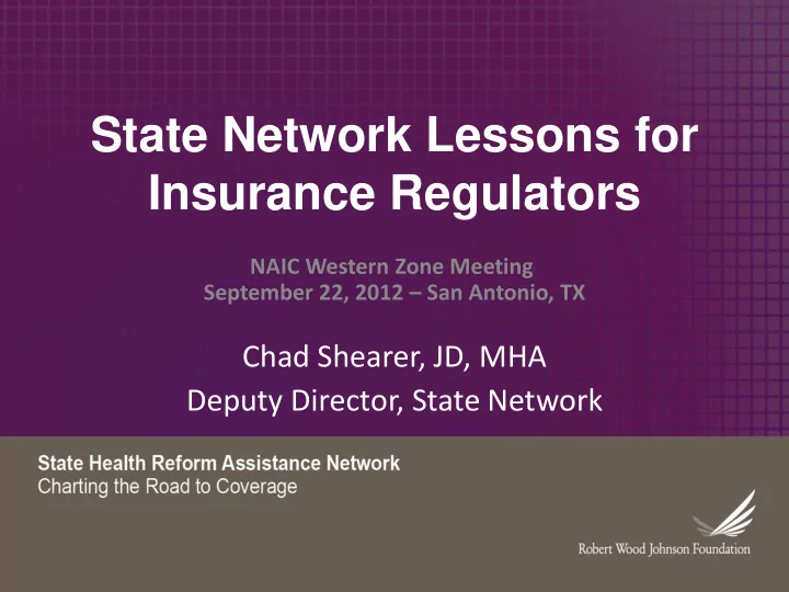 state network lessons for