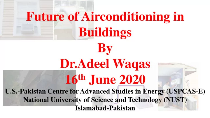 future of airconditioning in