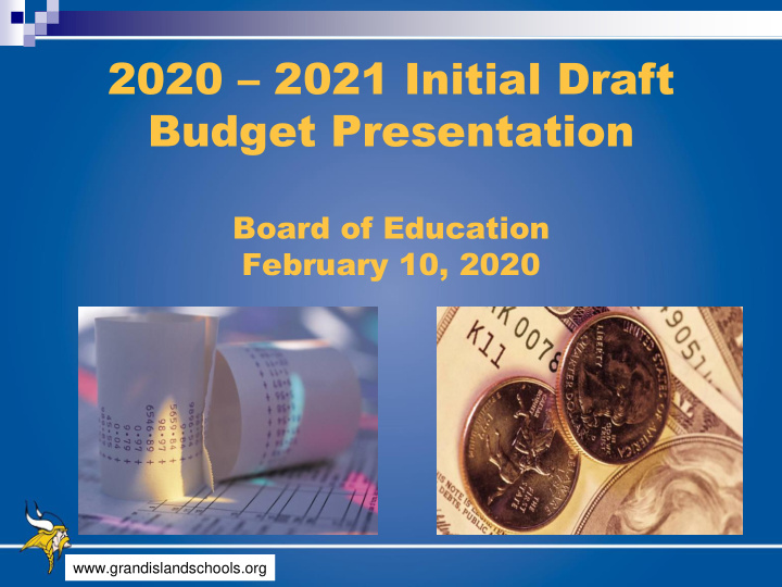 2020 2021 initial draft budget presentation