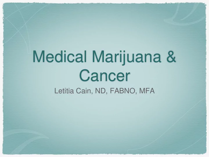 medical marijuana amp