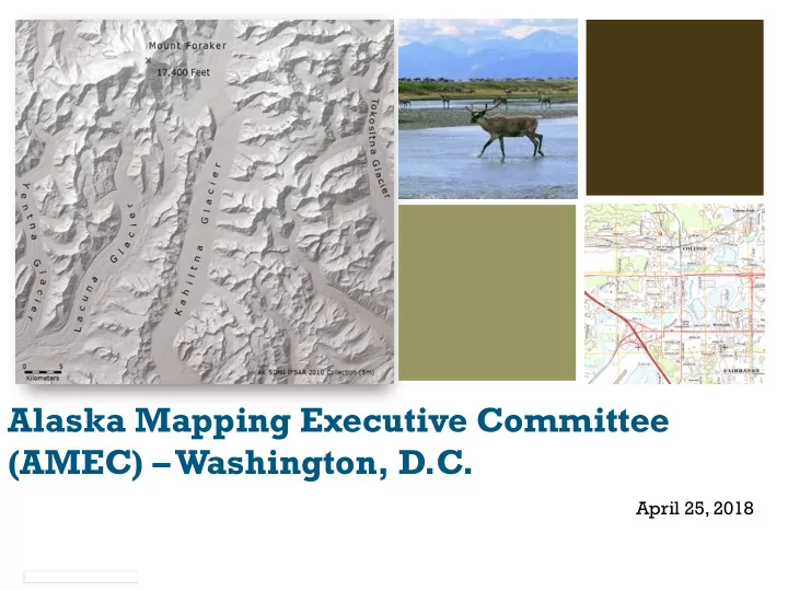 alaska mapping executive committee amec washington d c
