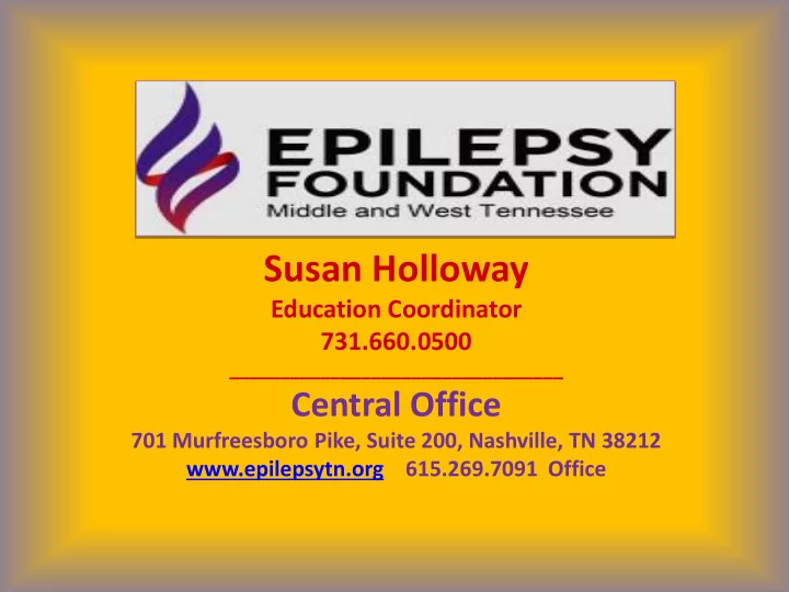 susan holloway