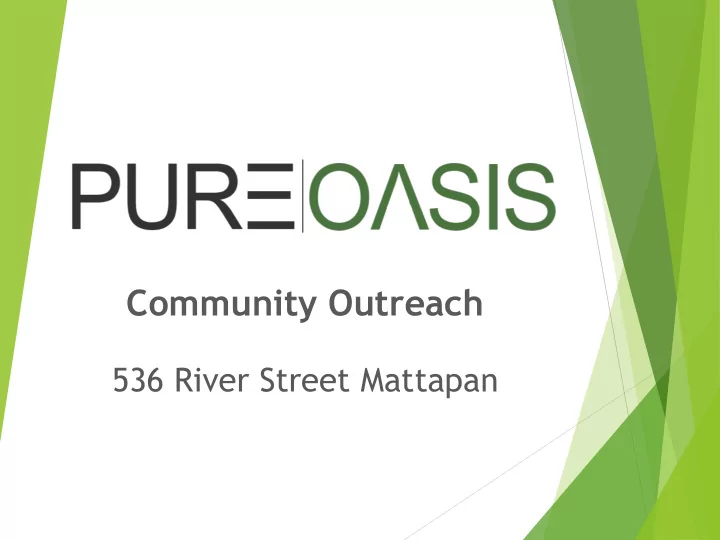community outreach