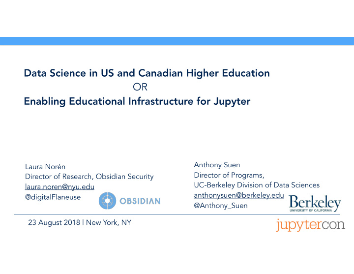 data science in us and canadian higher education or