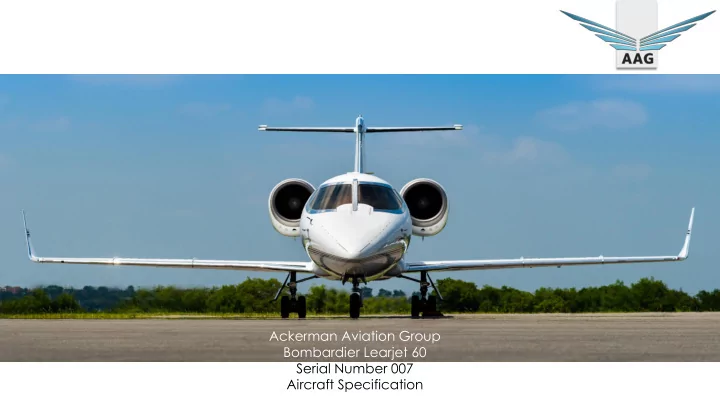 aircraft specification