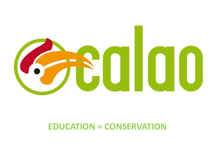 education conservation agenda