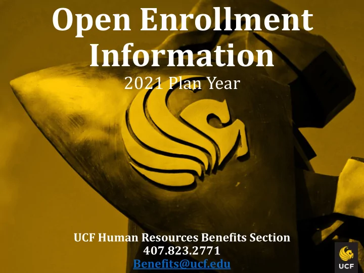 open enrollment information