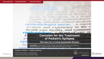 cole dpidmiologie et sant publique  uOttawa.ca  School of Epidemiology and Public Health