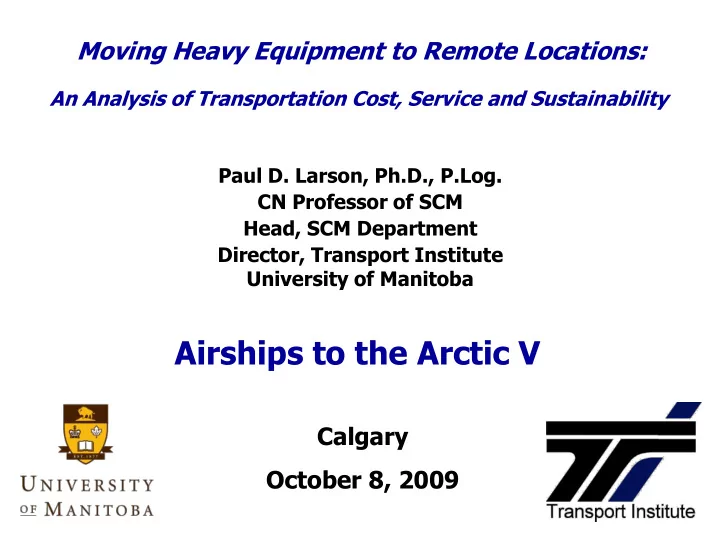 airships to the arctic v
