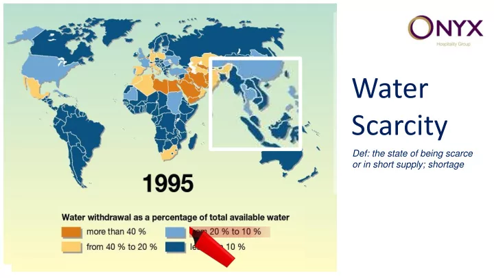 water scarcity