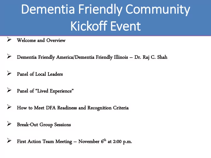 dem dementi tia frien endly y community y kickoff ff e