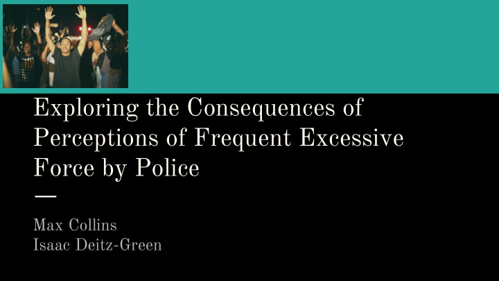 exploring the consequences of perceptions of frequent