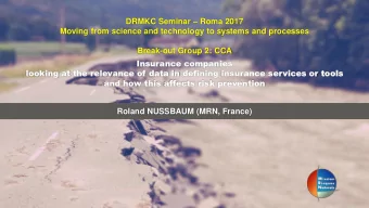 Insur  In  suran  ance  ce compa  companies  nies  look  looking  ing at  at the  the rele  elevanc