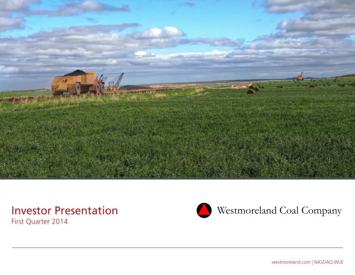 westmoreland coal company