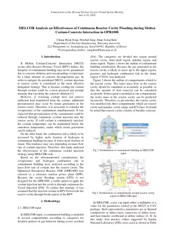 MELCOR Analysis on Effectiveness of Continuous Reactor Cavity Flooding during Molten