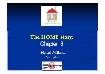 Chapte  Chapte  e  e  r  r 3  r  r 3  Hywel Williams  Hywel Williams  Nottingham  Nottingham  The