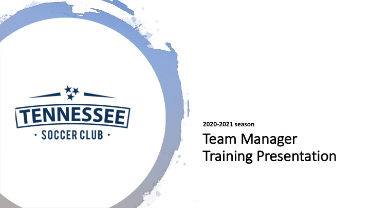 te team manager tr training presentation staff