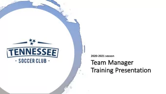 Te  Team Manager  Tr  Training Presentation  Staff    Club Administrator  Brandy Palmer