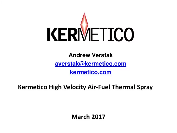 march 2017 superior hard tough coatings for new markets