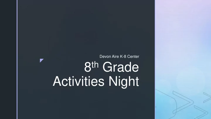activities night