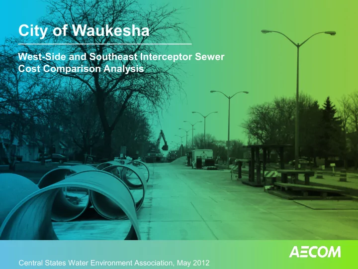 city of waukesha