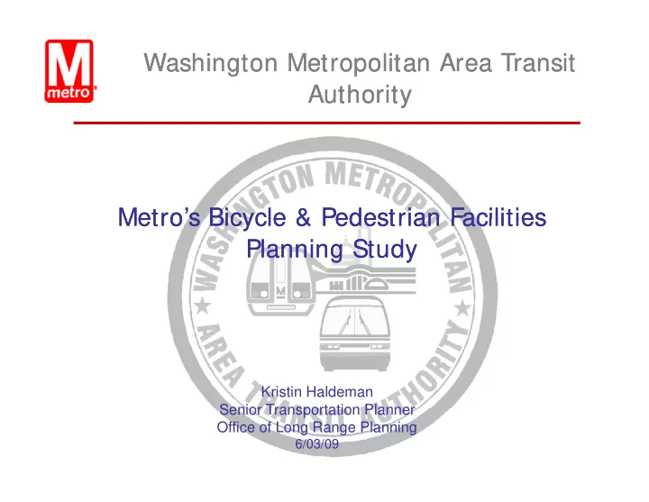 washington metropolitan area transit washington