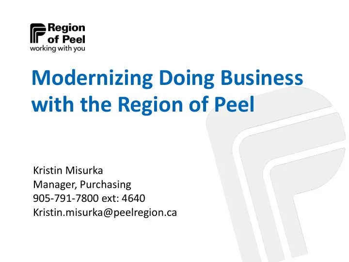 modernizing doing business