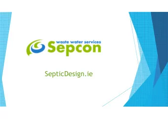 SepticDesign.ie Sepcon  About Us  Over 30 years in business  Sepcon brand formed in 2012