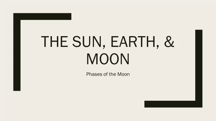 the sun earth