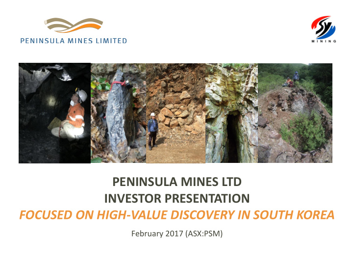 peninsula mines ltd