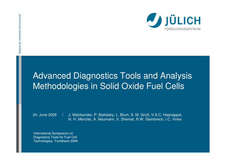advanced diagnostics tools and analysis methodologies in