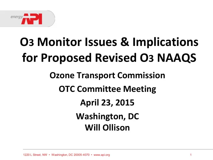 for proposed revised o 3 naaqs