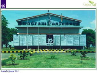 GreenCo Summit 2014  Milestones of KPM  2012  GREEN  Award  2008  TPM  Special  Award  2006  SHE