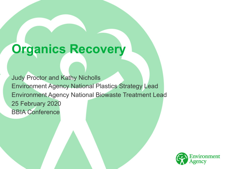 organics recovery