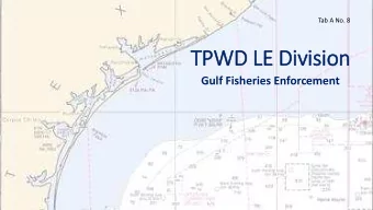 TPWD LE Division  Gulf Fisheries Enforcement  State Effort  Inside 9 miles  Jettey  Water Safety