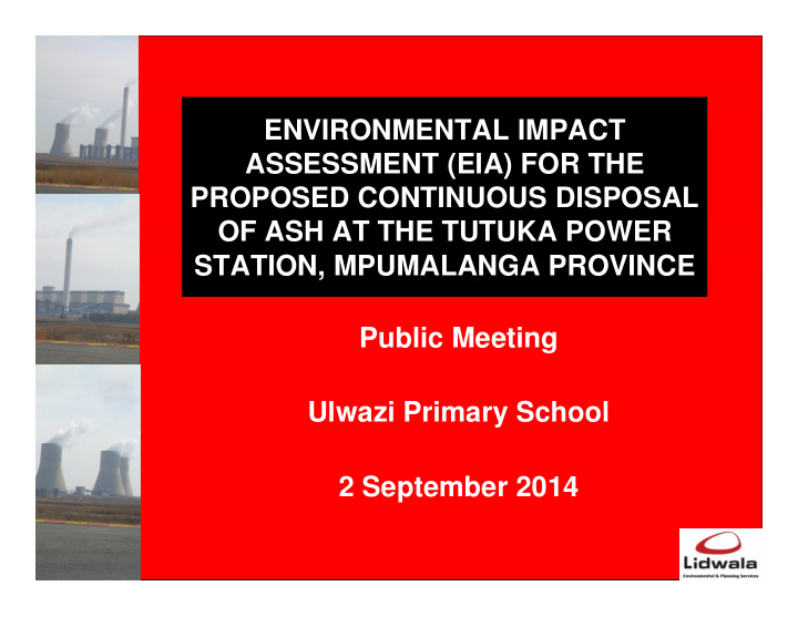 environmental impact assessment eia for the proposed