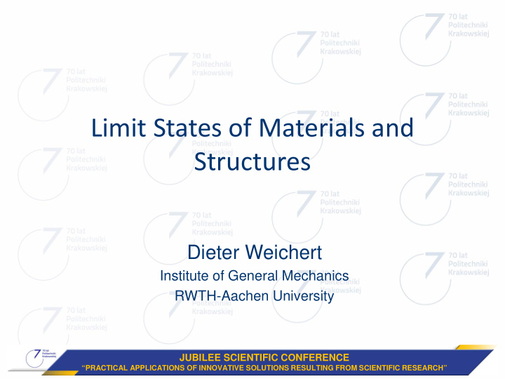 limit states of materials and structures