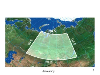 Area-study  DATA   the daily observational data (ftp://ftp.cdc.noaa.gov/pub/data/gsod/) at  169