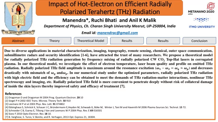 pola larized terahertz thz radia iation