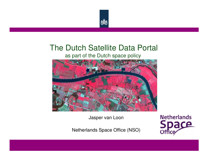 the dutch satellite data portal the dutch satellite data