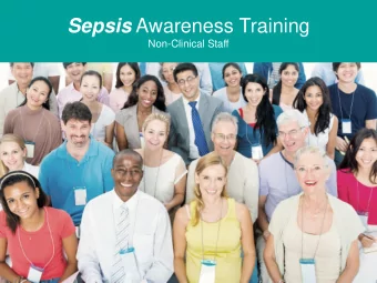 Sepsis Awareness Training  Non-Clinical Staff  Pre-Training Survey  Please complete the