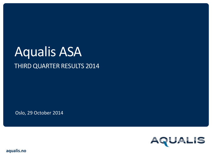 aqualis asa