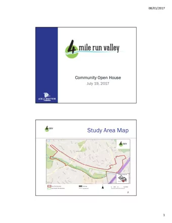 Study Area Map  2  1  08/01/2017  Process Timeline 4MRV Working Group Meetings  3  Outreach to Date